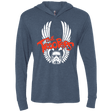 T-Shirts Indigo / X-Small THE TROOPERS Triblend Long Sleeve Hoodie Tee