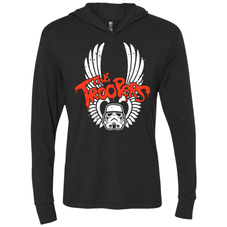 T-Shirts Vintage Black / X-Small THE TROOPERS Triblend Long Sleeve Hoodie Tee