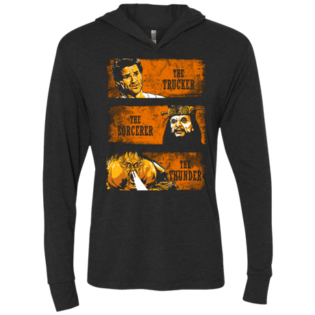 T-Shirts Vintage Black / X-Small The Trucker The Sorcerer and the Thunder Triblend Long Sleeve Hoodie Tee