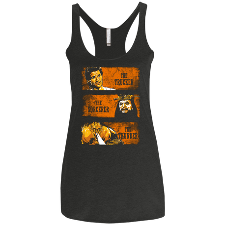 T-Shirts Vintage Black / X-Small The Trucker The Sorcerer and the Thunder Women's Triblend Racerback Tank