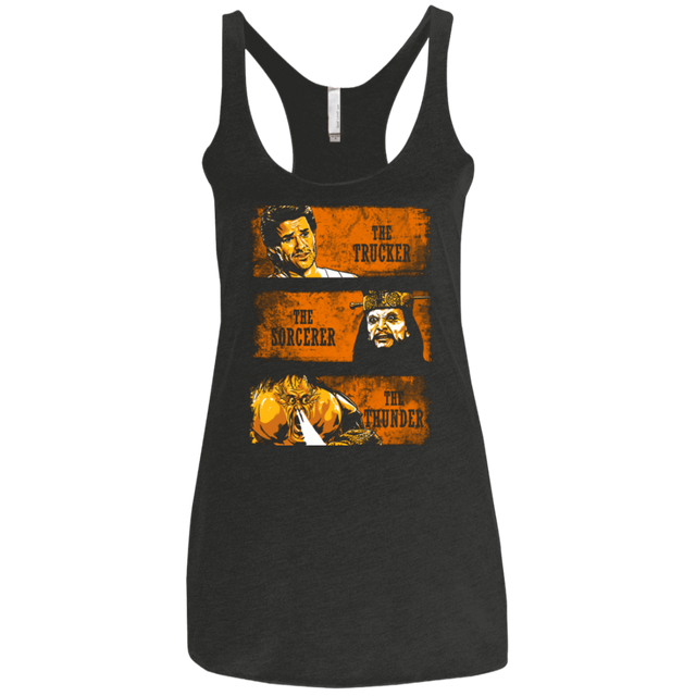 T-Shirts Vintage Black / X-Small The Trucker The Sorcerer and the Thunder Women's Triblend Racerback Tank