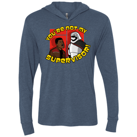 T-Shirts Indigo / X-Small The Tunt Awakens Triblend Long Sleeve Hoodie Tee