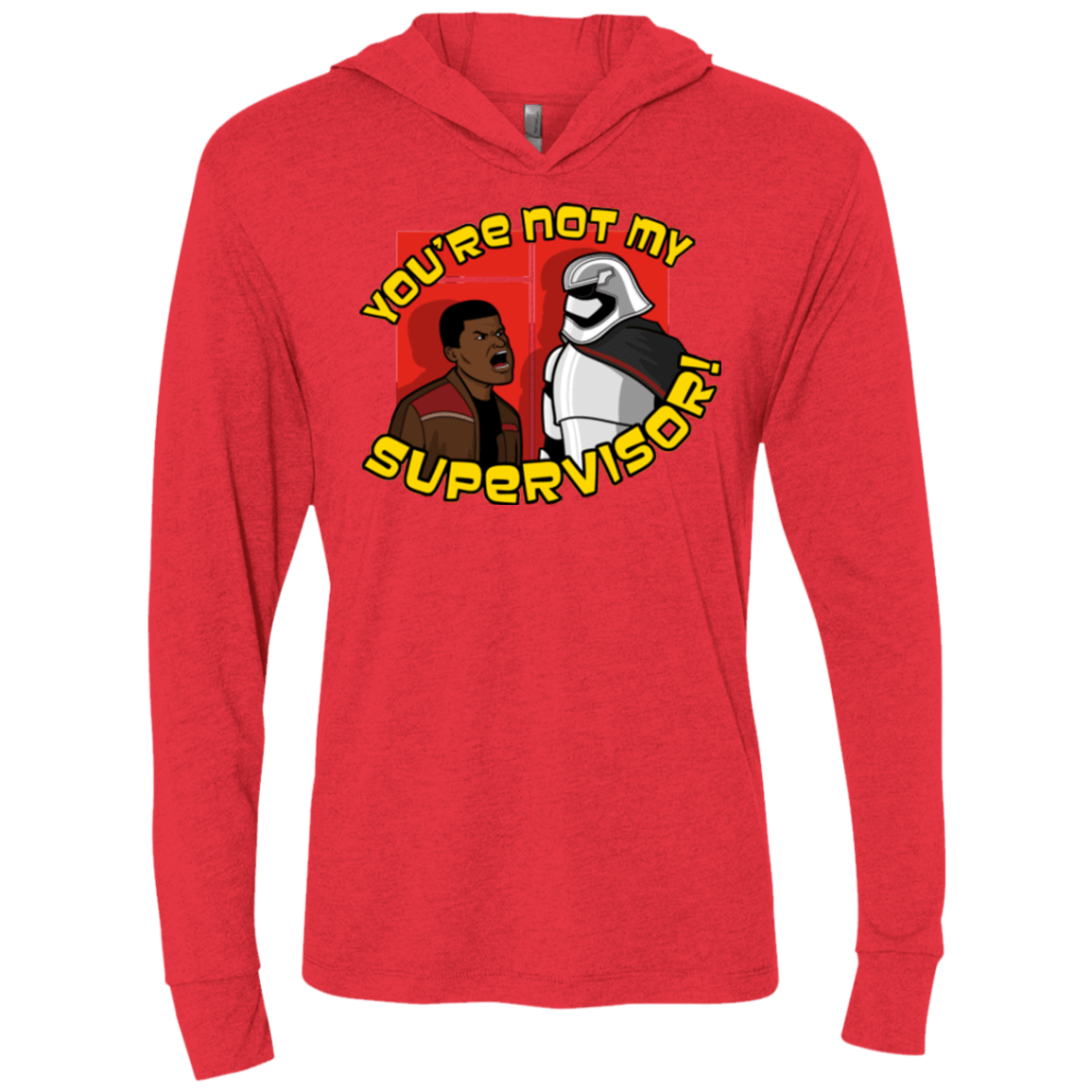 T-Shirts Vintage Red / X-Small The Tunt Awakens Triblend Long Sleeve Hoodie Tee