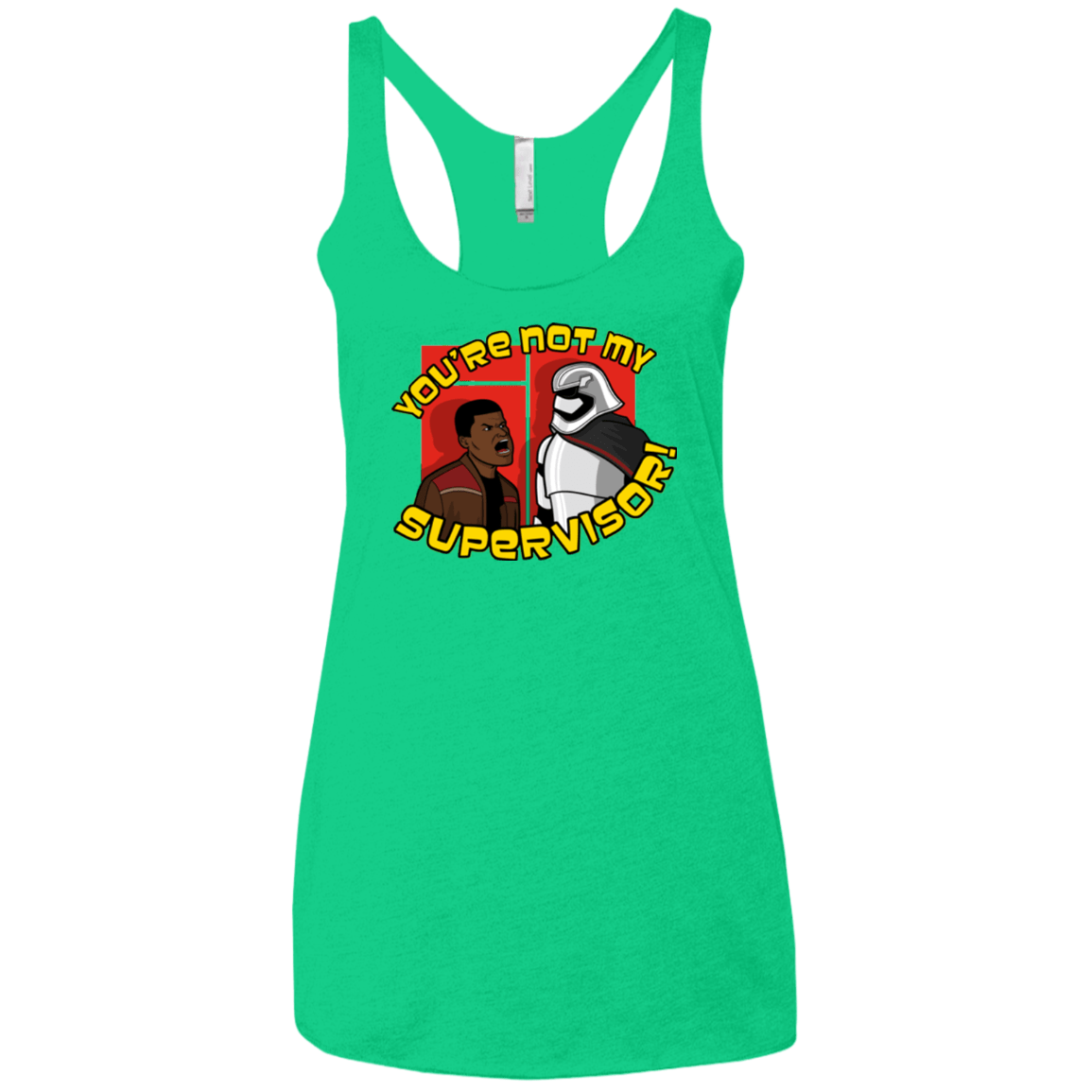 T-Shirts Envy / X-Small The Tunt Awakens Women's Triblend Racerback Tank