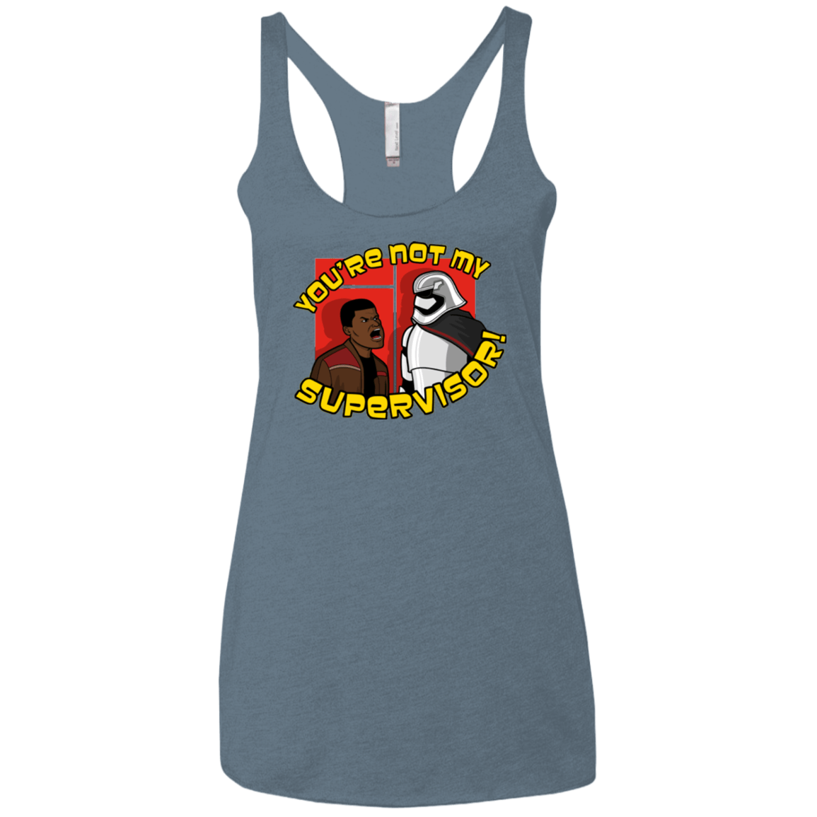 T-Shirts Indigo / X-Small The Tunt Awakens Women's Triblend Racerback Tank