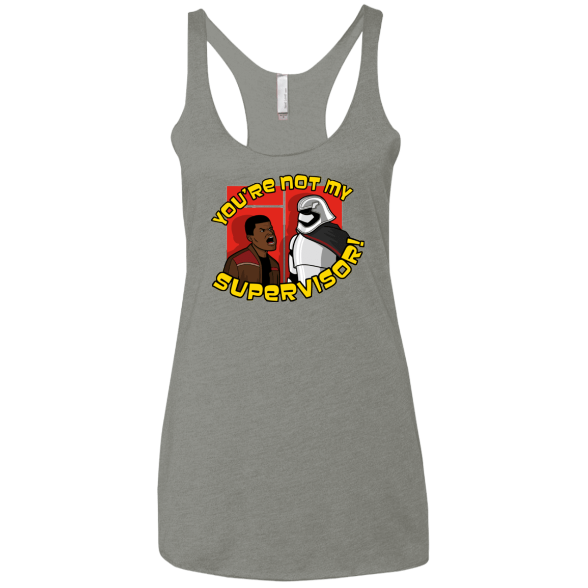 T-Shirts Venetian Grey / X-Small The Tunt Awakens Women's Triblend Racerback Tank