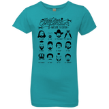 The TV Facial Hair Compendium Girls Premium T-Shirt