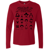 T-Shirts Cardinal / Small The TV Facial Hair Compendium Men's Premium Long Sleeve