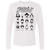 T-Shirts White / Small The TV Facial Hair Compendium Men's Premium Long Sleeve
