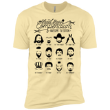 T-Shirts Banana Cream / X-Small The TV Facial Hair Compendium Men's Premium T-Shirt