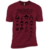 T-Shirts Cardinal / X-Small The TV Facial Hair Compendium Men's Premium T-Shirt
