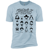 T-Shirts Light Blue / X-Small The TV Facial Hair Compendium Men's Premium T-Shirt