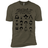 T-Shirts Military Green / X-Small The TV Facial Hair Compendium Men's Premium T-Shirt