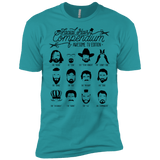 T-Shirts Tahiti Blue / X-Small The TV Facial Hair Compendium Men's Premium T-Shirt