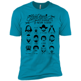 T-Shirts Turquoise / X-Small The TV Facial Hair Compendium Men's Premium T-Shirt