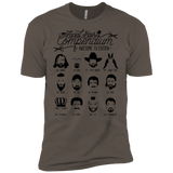 T-Shirts Warm Grey / X-Small The TV Facial Hair Compendium Men's Premium T-Shirt