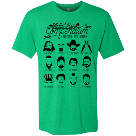 T-Shirts Envy / Small The TV Facial Hair Compendium Men's Triblend T-Shirt