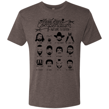 T-Shirts Macchiato / Small The TV Facial Hair Compendium Men's Triblend T-Shirt
