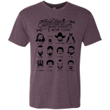 T-Shirts Vintage Purple / Small The TV Facial Hair Compendium Men's Triblend T-Shirt