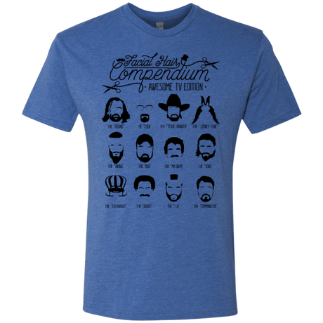 T-Shirts Vintage Royal / Small The TV Facial Hair Compendium Men's Triblend T-Shirt