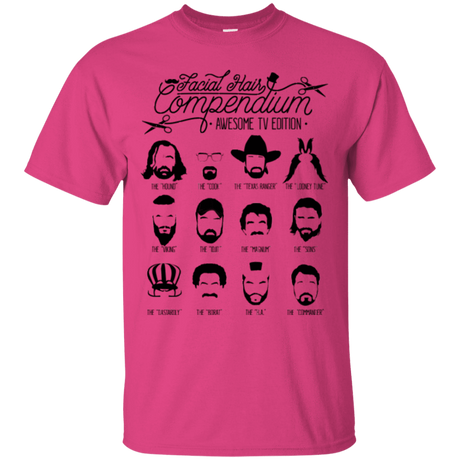 T-Shirts Heliconia / Small The TV Facial Hair Compendium T-Shirt