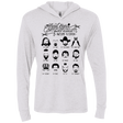 T-Shirts Heather White / X-Small The TV Facial Hair Compendium Triblend Long Sleeve Hoodie Tee