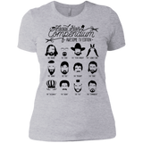 T-Shirts Heather Grey / X-Small The TV Facial Hair Compendium Women's Premium T-Shirt