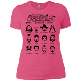 T-Shirts Hot Pink / X-Small The TV Facial Hair Compendium Women's Premium T-Shirt