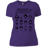 T-Shirts Purple Rush/ / X-Small The TV Facial Hair Compendium Women's Premium T-Shirt