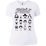 T-Shirts White / X-Small The TV Facial Hair Compendium Women's Premium T-Shirt