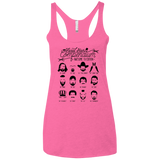 The TV Facial Hair Compendium Women's Triblend Racerback Tank