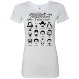 T-Shirts Heather White / Small The TV Facial Hair Compendium Women's Triblend T-Shirt