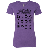 T-Shirts Purple Rush / Small The TV Facial Hair Compendium Women's Triblend T-Shirt