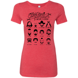 T-Shirts Vintage Red / Small The TV Facial Hair Compendium Women's Triblend T-Shirt