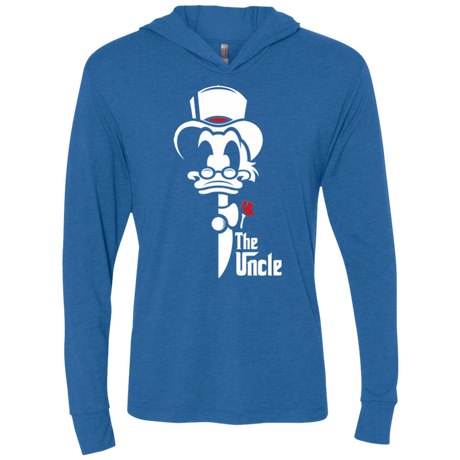 T-Shirts Vintage Royal / X-Small The Uncle Triblend Long Sleeve Hoodie Tee