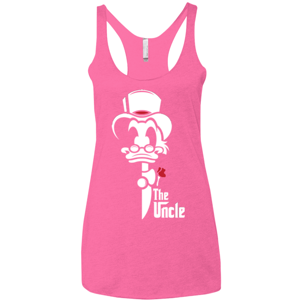 T-Shirts Vintage Pink / X-Small The Uncle Women's Triblend Racerback Tank