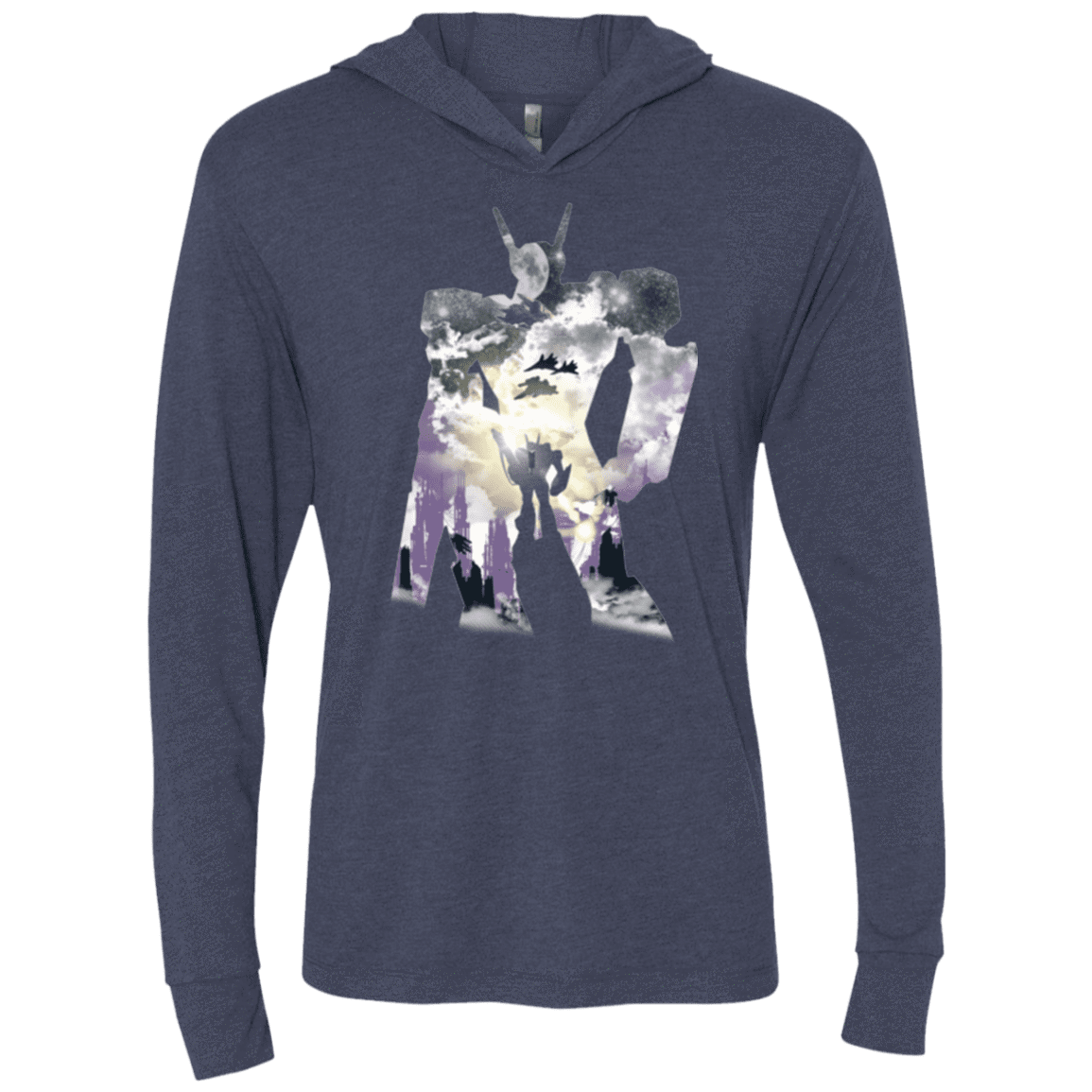 T-Shirts Vintage Navy / X-Small The Valkyries Triblend Long Sleeve Hoodie Tee