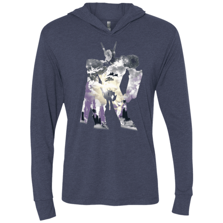 T-Shirts Vintage Navy / X-Small The Valkyries Triblend Long Sleeve Hoodie Tee