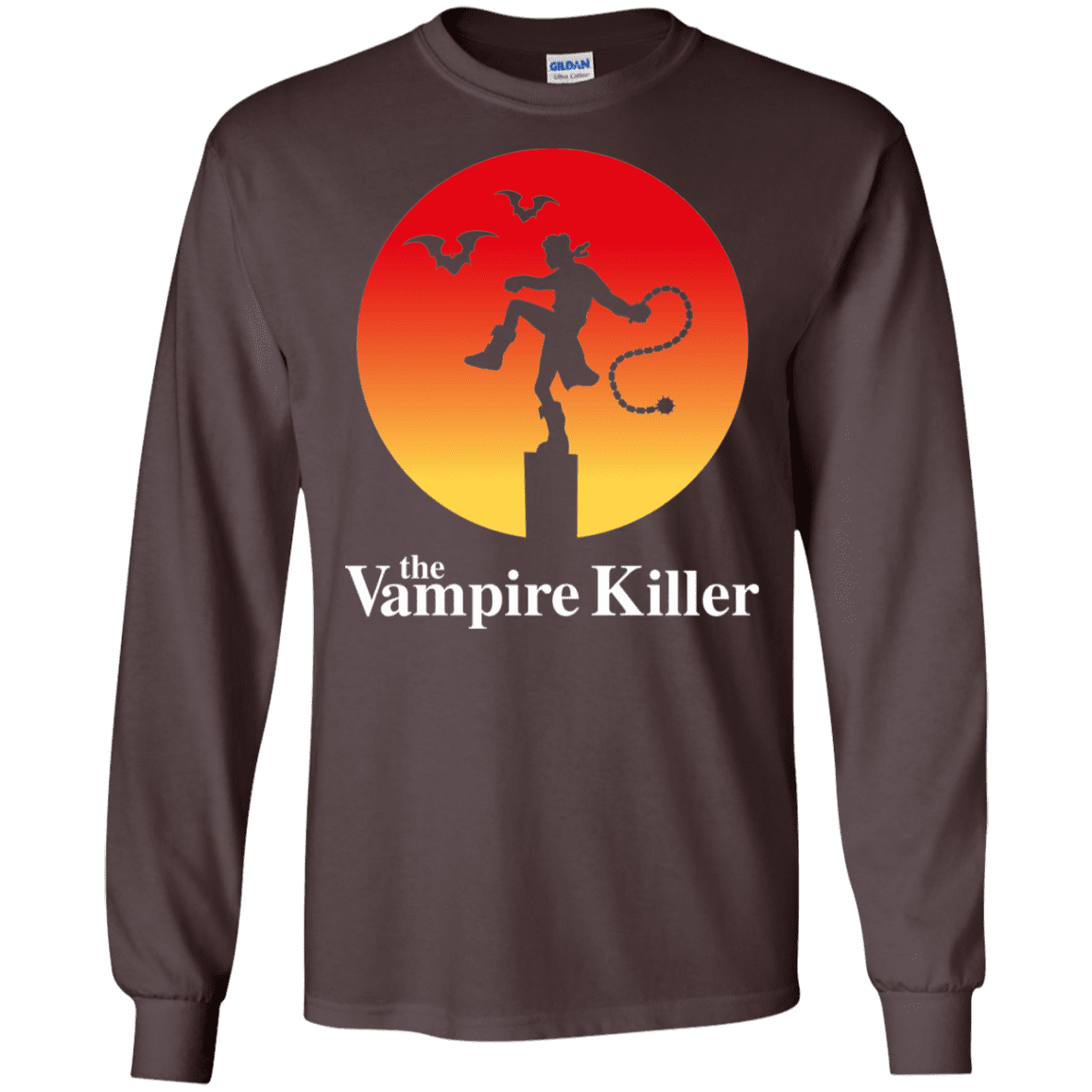 T-Shirts Dark Chocolate / S The Vampire Killer Men's Long Sleeve T-Shirt