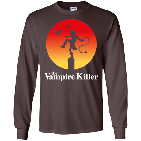 T-Shirts Dark Chocolate / S The Vampire Killer Men's Long Sleeve T-Shirt