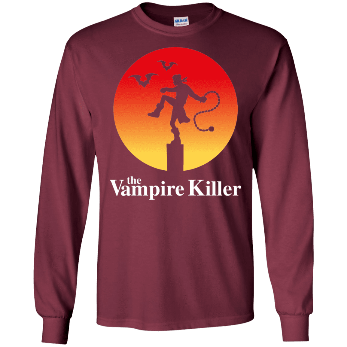 T-Shirts Maroon / S The Vampire Killer Men's Long Sleeve T-Shirt