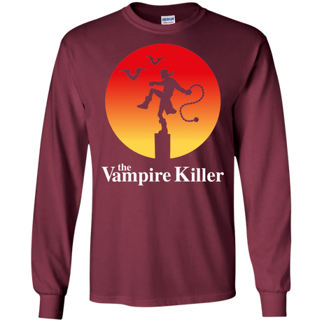 T-Shirts Maroon / S The Vampire Killer Men's Long Sleeve T-Shirt