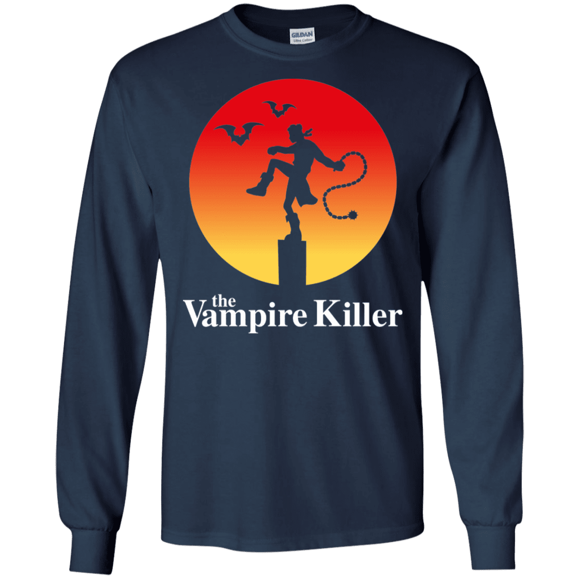 T-Shirts Navy / S The Vampire Killer Men's Long Sleeve T-Shirt