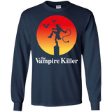 T-Shirts Navy / S The Vampire Killer Men's Long Sleeve T-Shirt