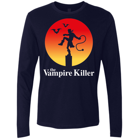 T-Shirts Midnight Navy / S The Vampire Killer Men's Premium Long Sleeve