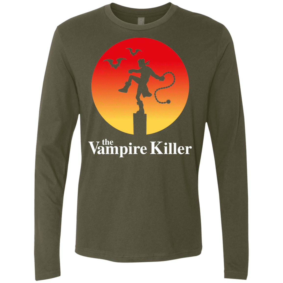 T-Shirts Military Green / S The Vampire Killer Men's Premium Long Sleeve