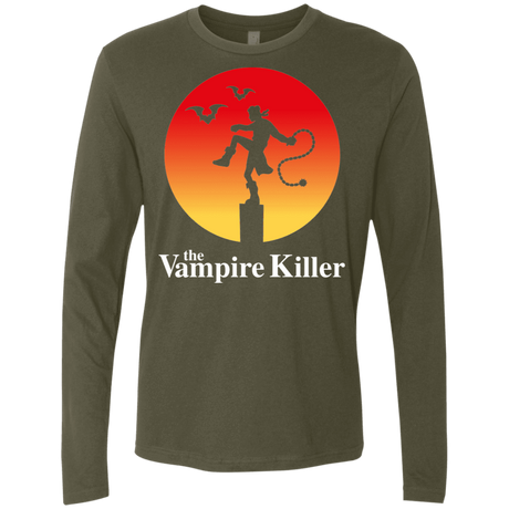 T-Shirts Military Green / S The Vampire Killer Men's Premium Long Sleeve