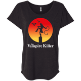 T-Shirts Vintage Black / X-Small The Vampire Killer Triblend Dolman Sleeve