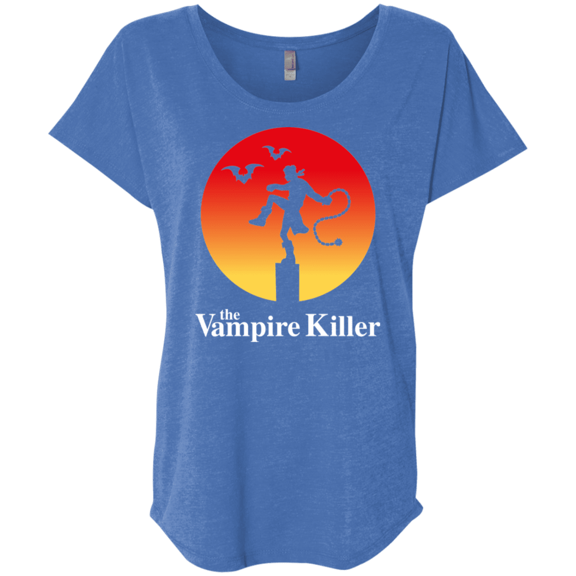 T-Shirts Vintage Royal / X-Small The Vampire Killer Triblend Dolman Sleeve