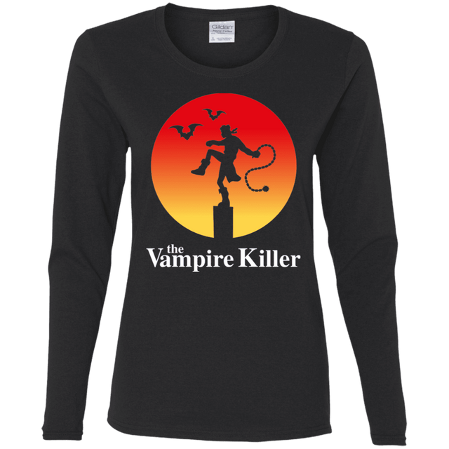 T-Shirts Black / S The Vampire Killer Women's Long Sleeve T-Shirt